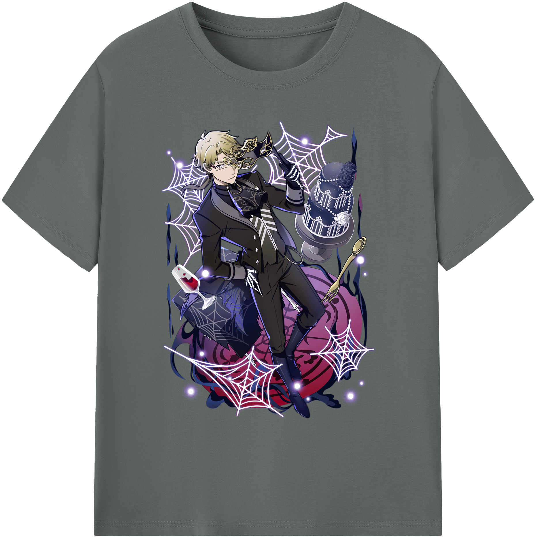 （画像用） 文豪ストレイドッグス Bungo Stray Dogs 綿100％ メンズ半袖Tシャツ｜肌触りやわらか＆通気性